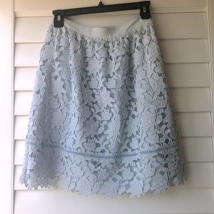 Club Monaco mini lace skirt